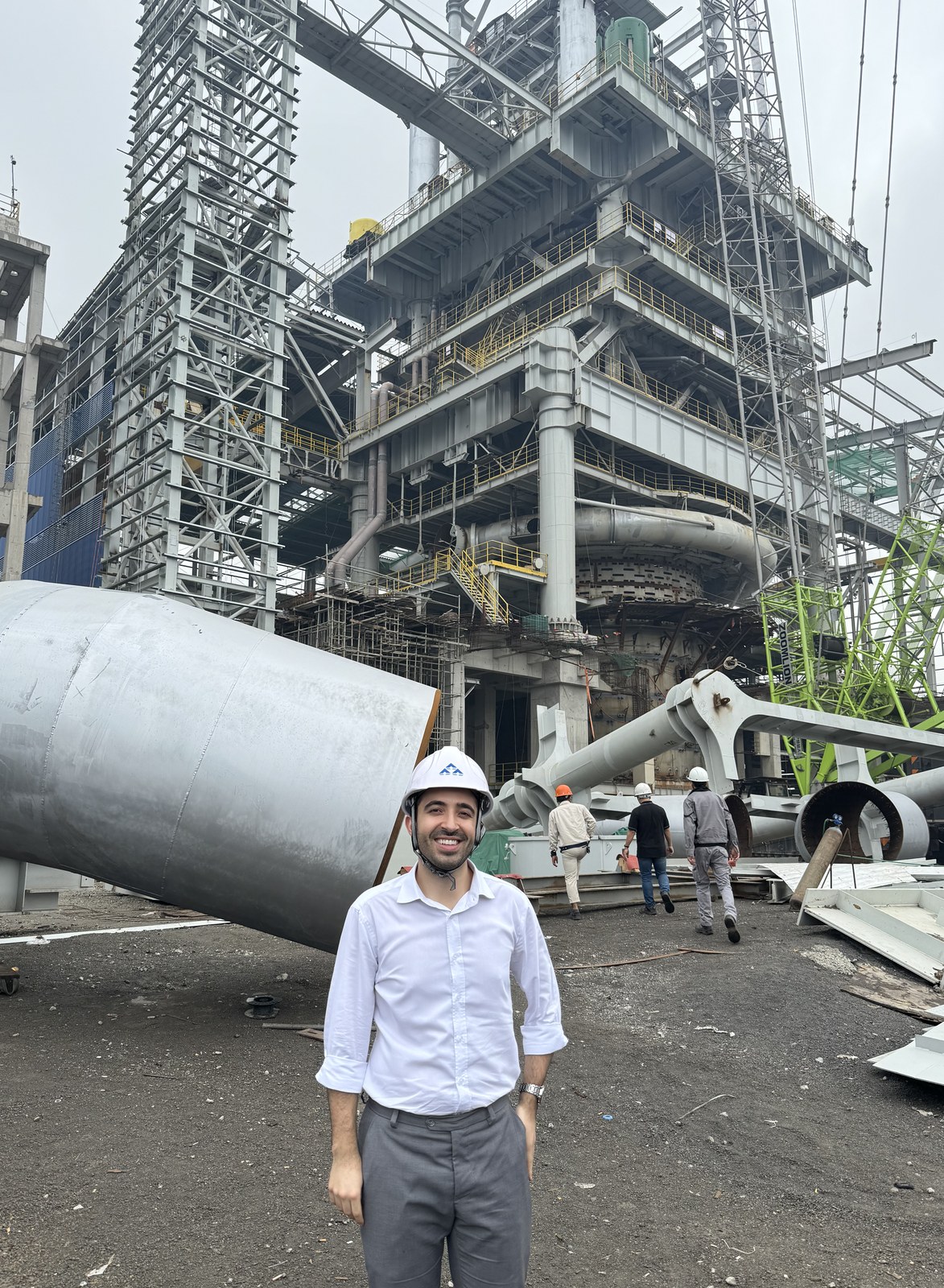 VISITA TÉCNICA DO FUNDADOR À SIDERÚRGICA INTEGRADA NO SUDESTE ASIÁTICO